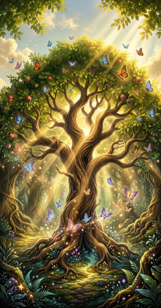 Butterflies tree