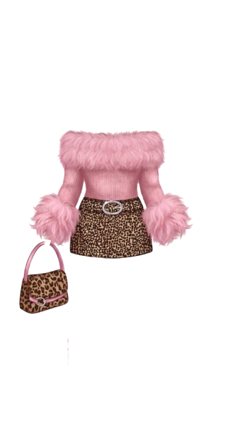 Brookie's Pink Fur & Leopard