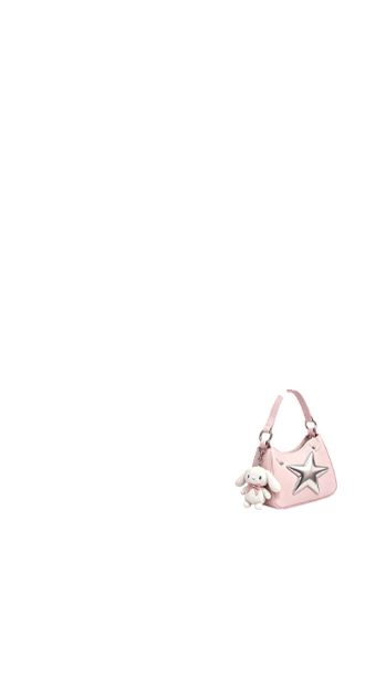 Pink Star bag (anti skin)