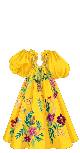 Golden Meadow Gown