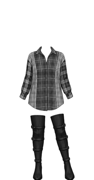 B&W Plaid Chic