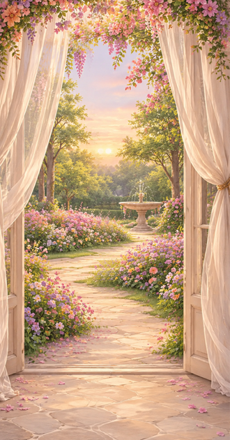 Blooming Doorway Garden