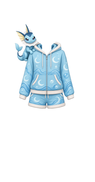 Vaporeon Hoodie Female