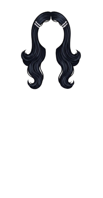 Flip hair black