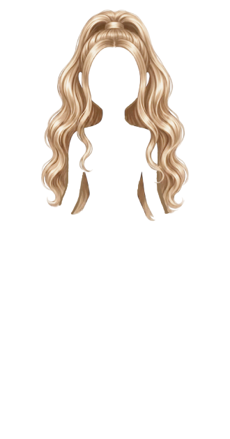 Blonde Half Up