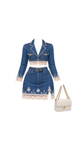 Lace & Denim Luxe