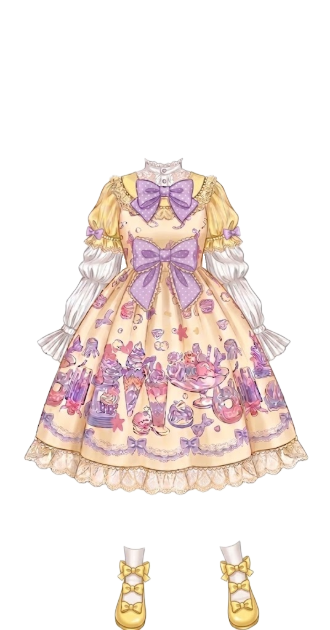 Yellow Lolita Jsk Dress