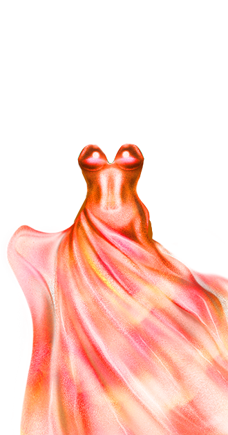 Orange Shape Of a Woman