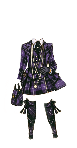 Plaid Purple Clueless