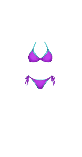 Purple Blue Bikini