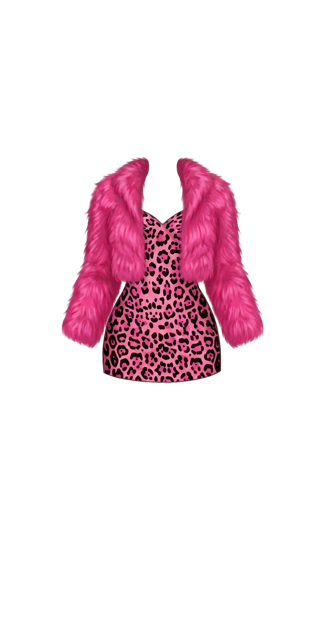 cute hot pink cheeta