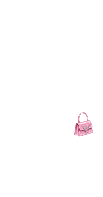 Sparkly Pink Mini Purse