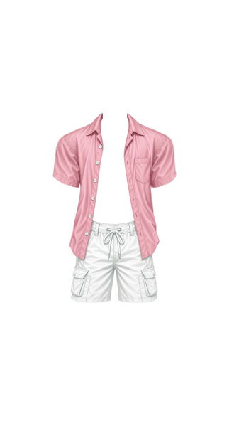 Light Pink Beach Wear