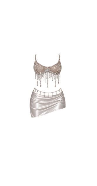 Silver Silk Sparkle