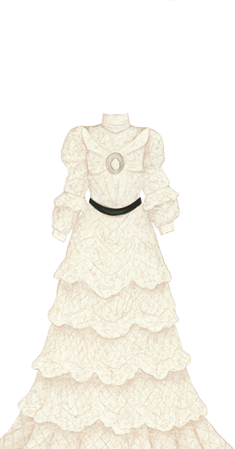 1900s Edwardian Dress