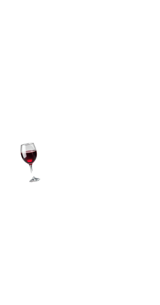 Red Wine Glass Left (ANTI SKIN