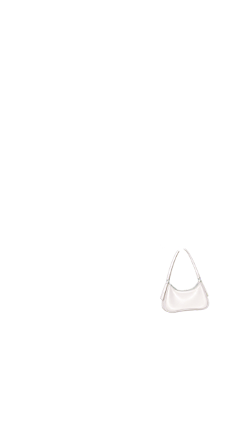 Simple White Mini Purse