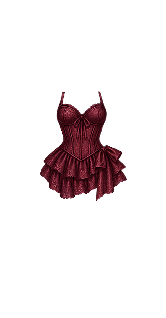 Bordeaux Corset Dress