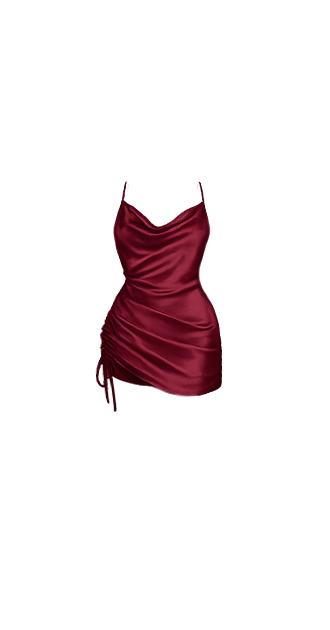 Merlot Satin Slip