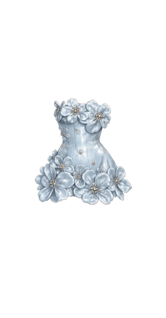 Blue Flowers Dress