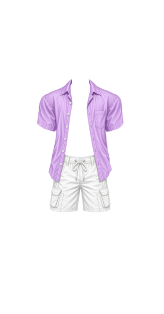 Light Purple Beach Wear