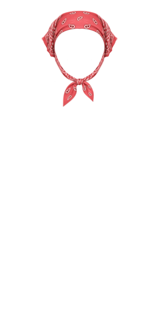 Red Bandana Scarf