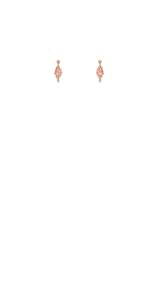 Rose Gold Teardrop Chandeliers
