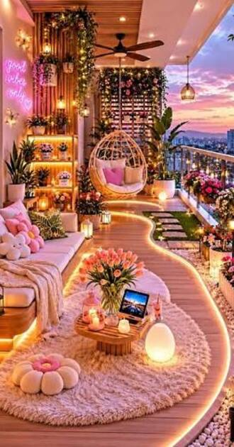 Balcony cozy