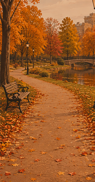 Fall in the Park