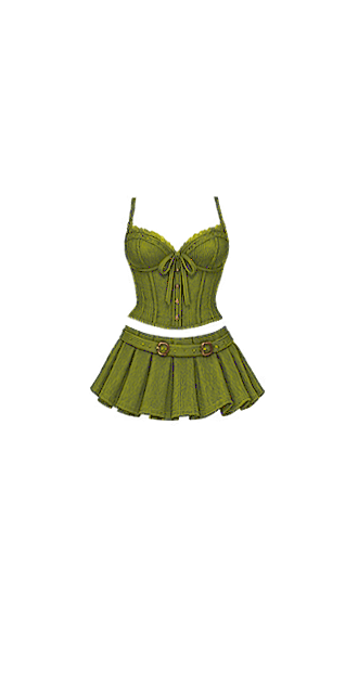 Moss Corset Set