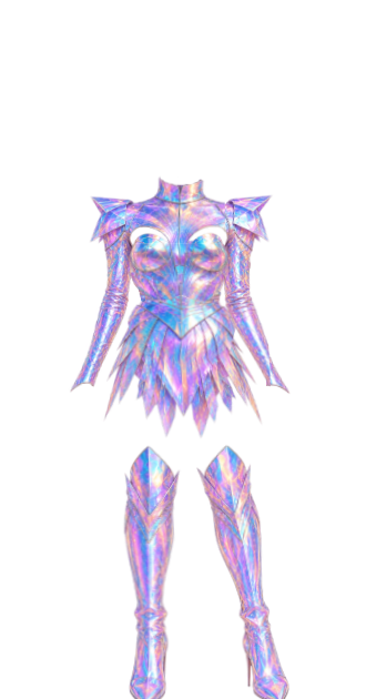 Prismatic Cyber-Knight