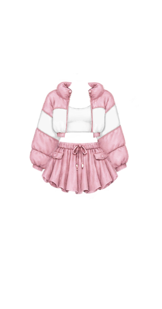 Pink Puffer Set