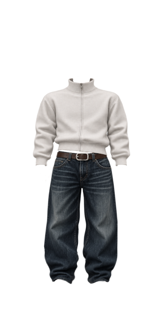 Modern Haute Zip Up
