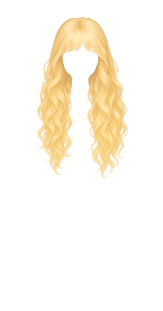 Blonde Wavy