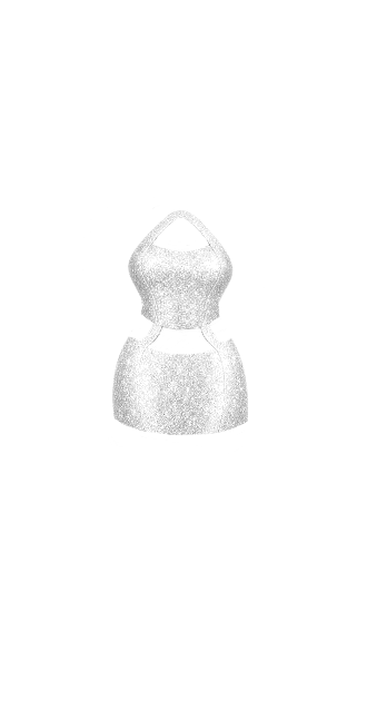 Glitter Dress II - Silver