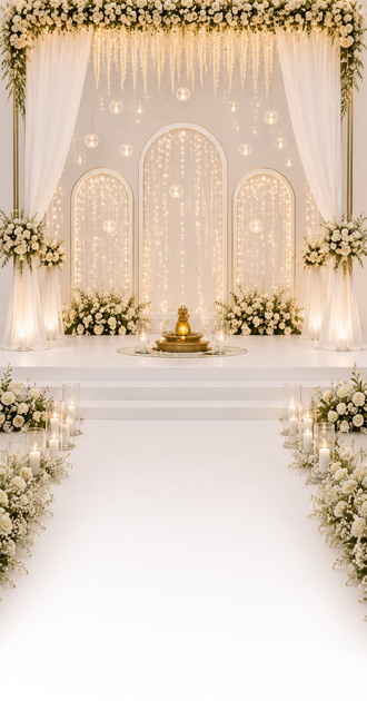 Floral Runway (White Floor)