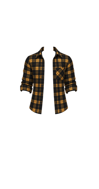 Black and Gold Flannel