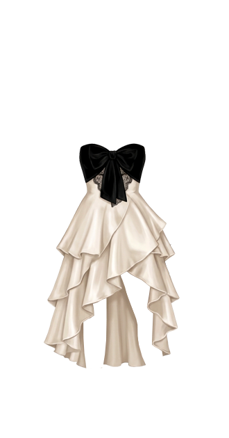 Midnight Luxe Cascade Dress