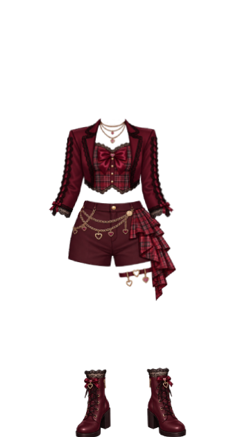 Kpop Crimson Coquette Stage