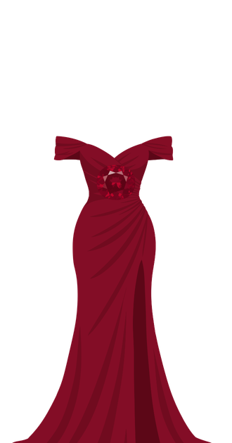 Red Diamond Gown