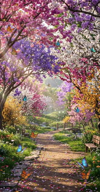 Blossom butterflies