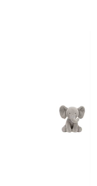 elephant stuffed animal (m)