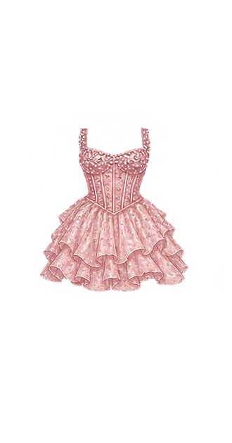 Blush Beaded Mini