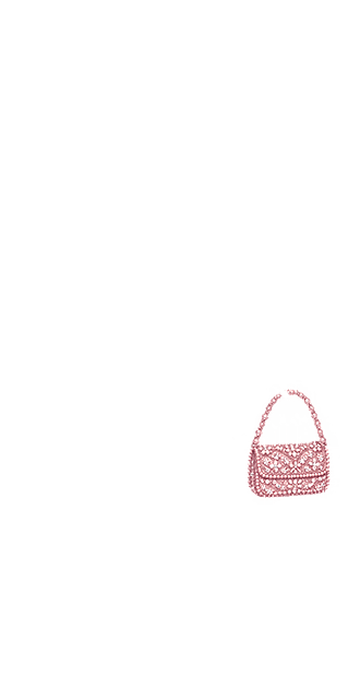 Blush Beaded Handbag
