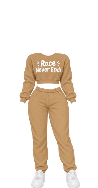 Race Never Ends Fem Caramel Mocha