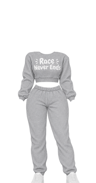 Race Never Ends Fem Miss Heather Grey