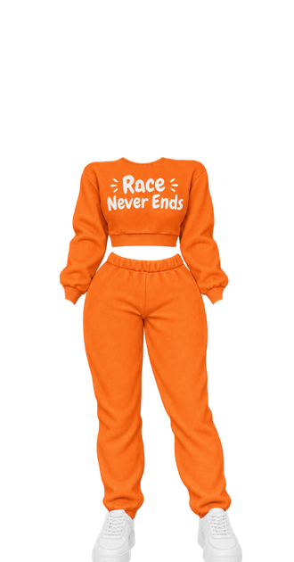 Race Never Ends Fem Hunter Safety Orange