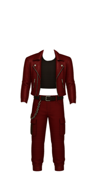 Crop Leather Streetwear