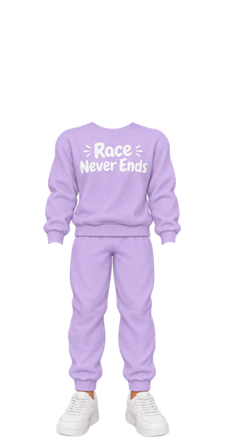 Race Never Ends Goodnight Lilac