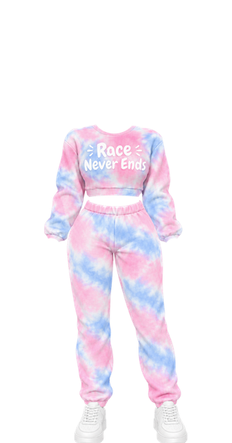Race Never Ends Fem Cotton Candy